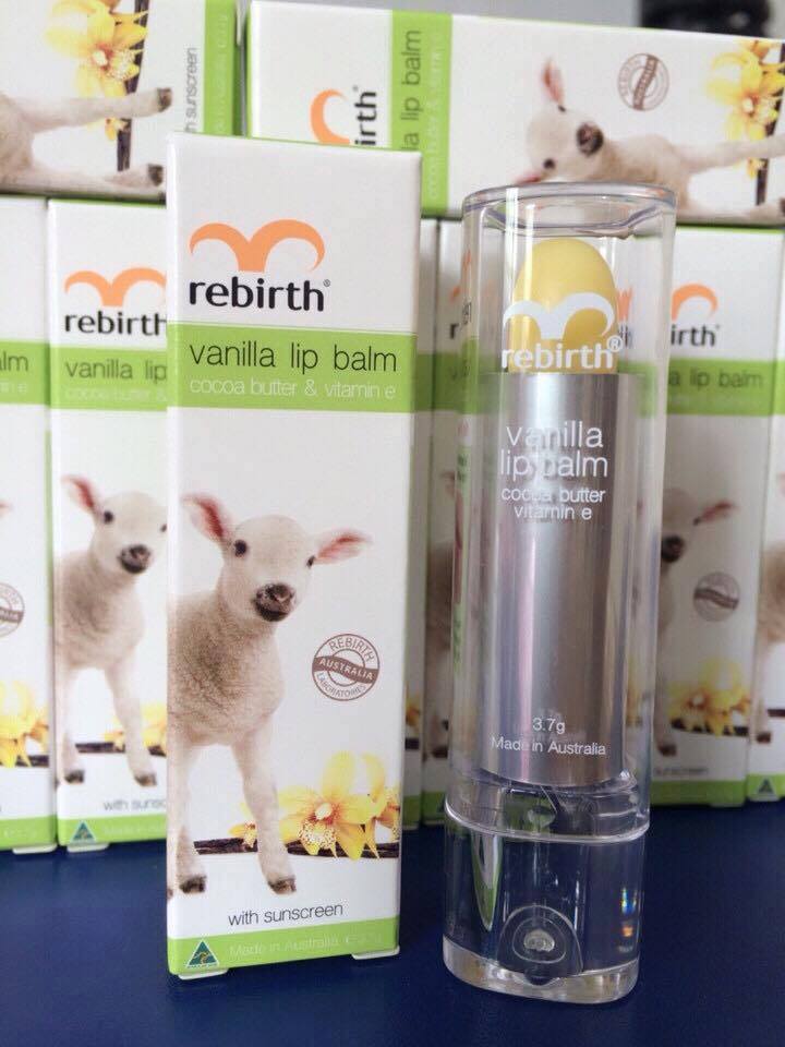 Son dưỡng môi Cừu Rebirth giàu Vitamin ESon dưỡng môi Cừu Rebirth giàu Vitamin E
