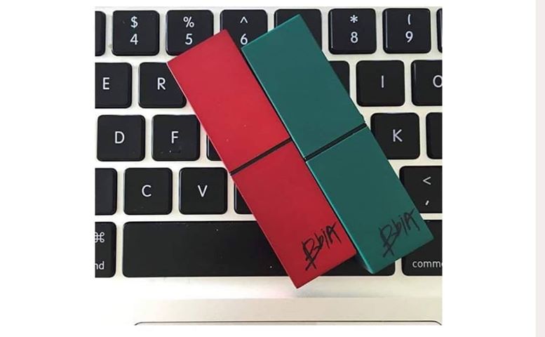 Son lì BbiA Last Lipstick Hàn Quốc vỏ đỏ và vỏ xanh - Hình ảnh 2