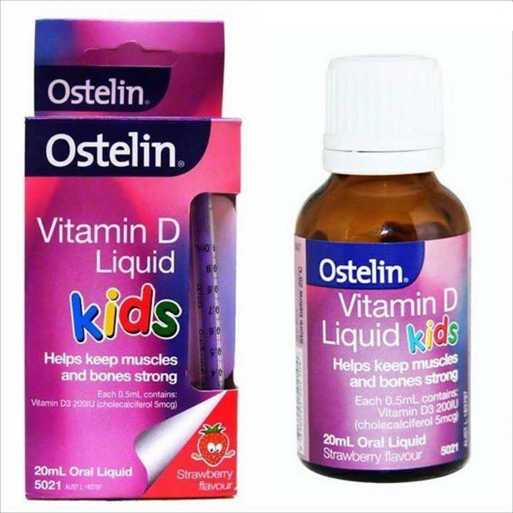 Vitamin D Ostelin liquid Kids dạng nước của Úc 20ml